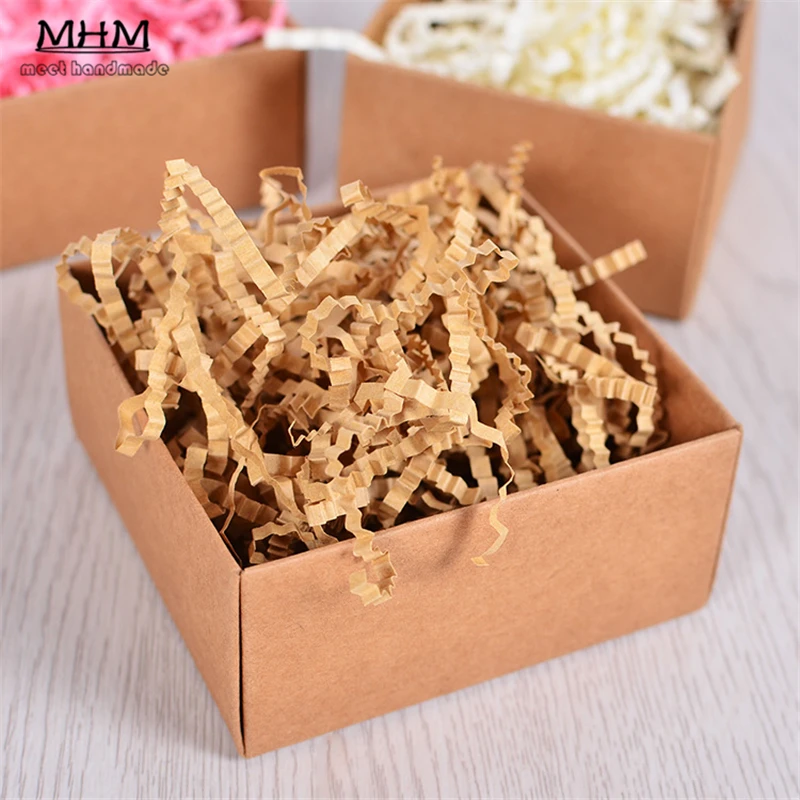 50 г многоцветные Lafite трава наполнитель подарочной коробки волнистые складные