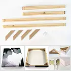 Рамка для холста из масляной живописи, Постер сделай сам из массива дерева, легкая в строительстве Растяжка на холсте, аксессуары в рамке для дома