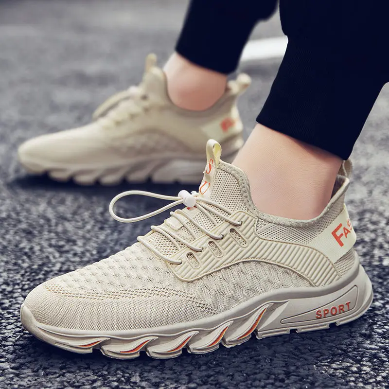 

Sports shoes men's shoes new summer breathable men's running shoes leisure travel shoes