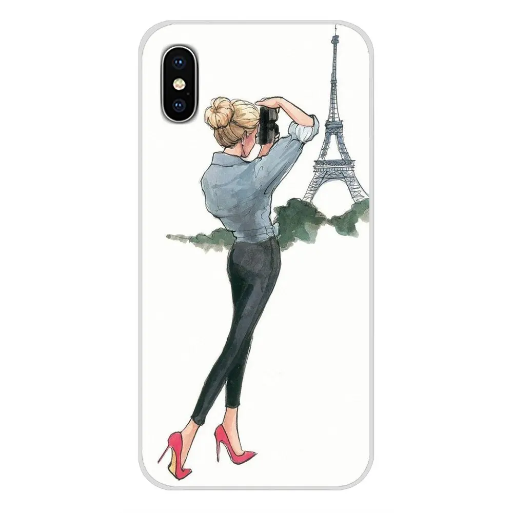 Роскошный модный чехол для путешествий девочек Красивая девушка htc один U11 U12 X9 M7 M8