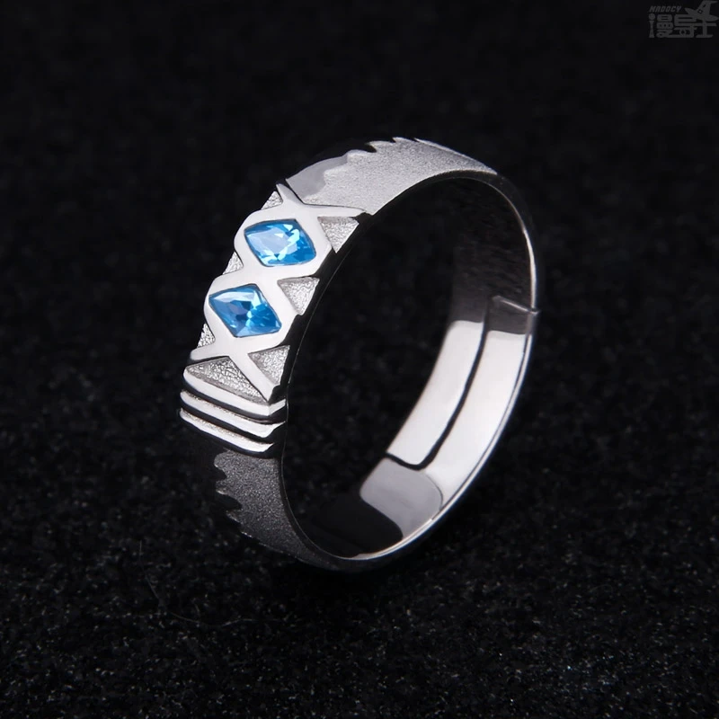 

Animer Fate/Grand Order Game Finger Ring Okita Souji S925 Silver Unisex Adjustable Cartoon Cosplay Accessories Xmas Gifts New