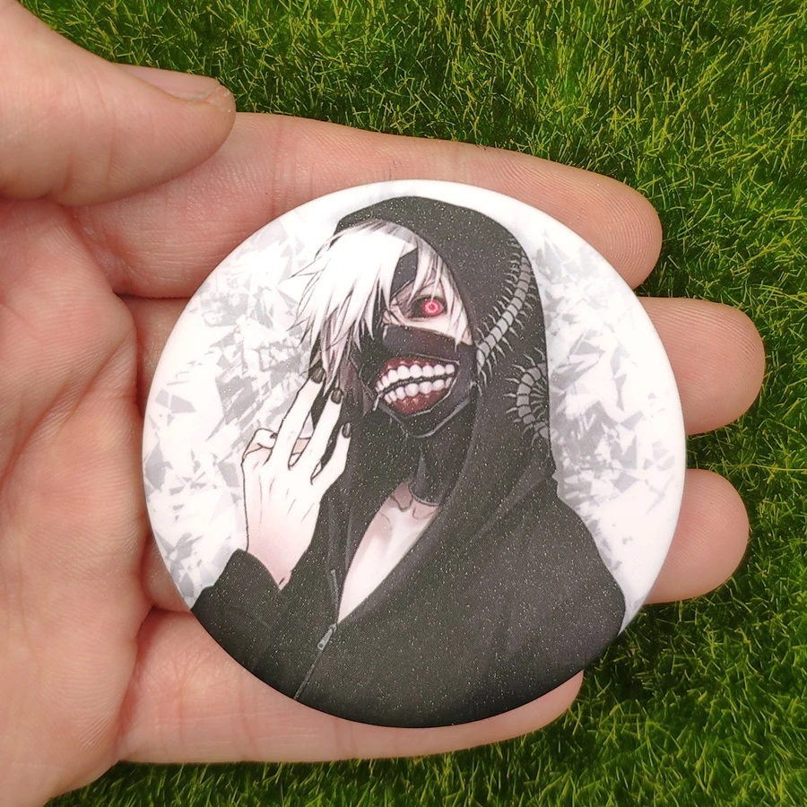 Японское Аниме Tokyo Ghoul брошь Kaneki Ken Touka Kirishima значок косплея рюкзаки пуговицы