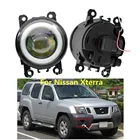 2x Автомобильные светодиодные противотуманные фары s 90 мм круглые ангельские глазсветильник дневные ходовые огни для Nissan Xterra 2005-2015 для Subaru Forester 2013 - 2018