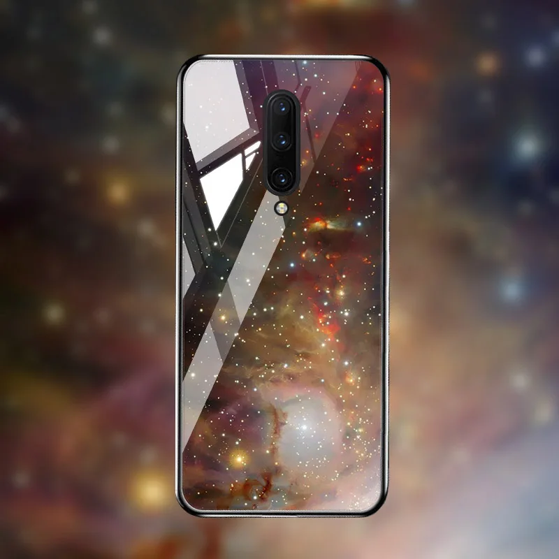 M047 Чехол из закаленного стекла для Oneplus 7T 7 Pro чехол s On для One plus 7T 7 Pro Чехол Coque Funda Bumper Coque для OnePlus 7 Pro - Цвет: M047