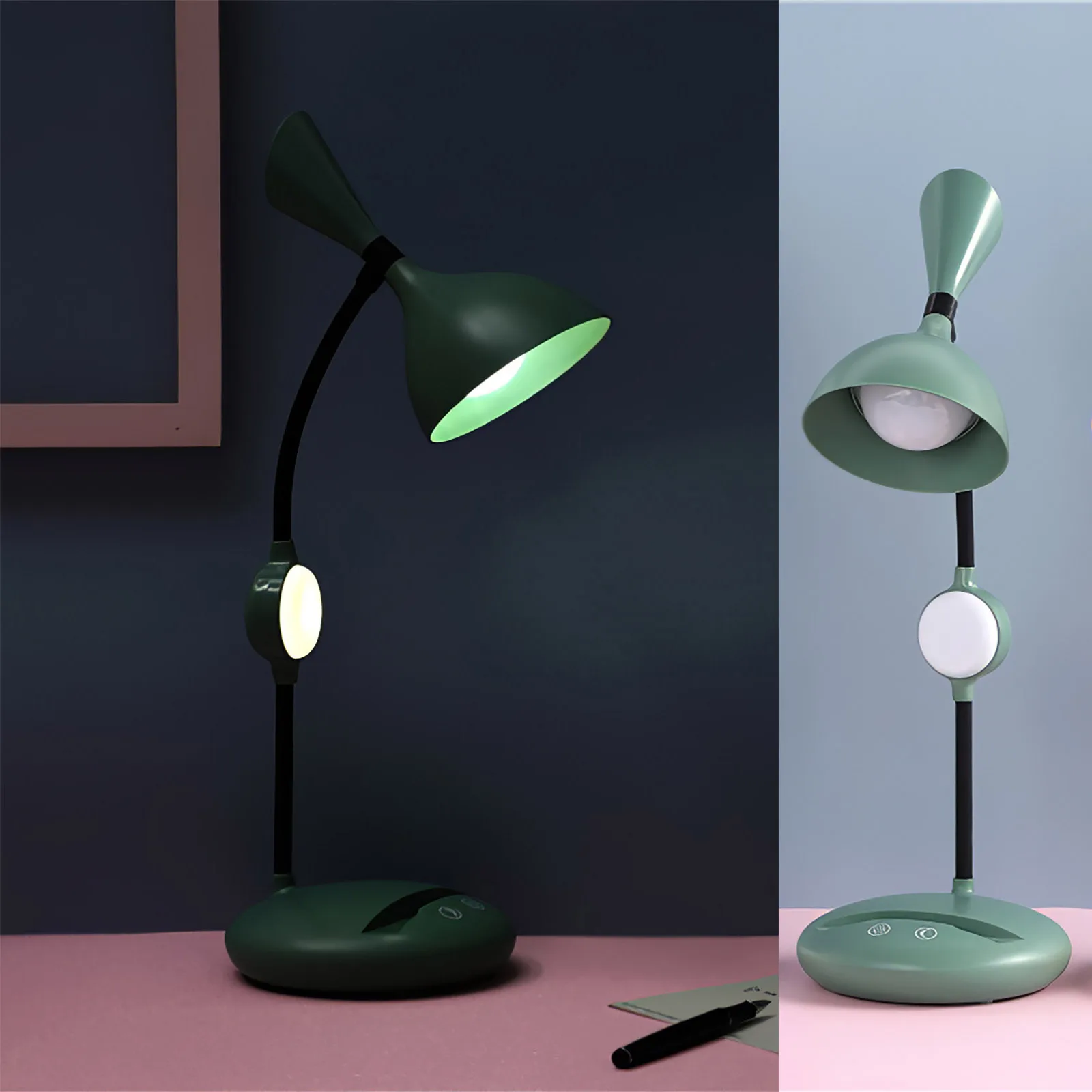 

Creative Nordic LED Desk Lamp Eye Protection Reading Table Lamp Touch Control Table Lamp Living Room Bedroom Home Decor