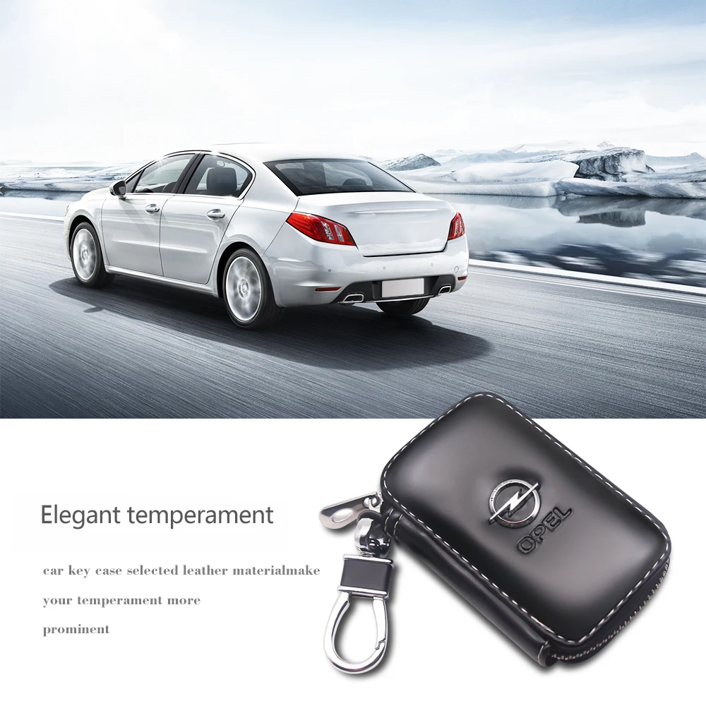 

Leather Key Wallet Car Key Bag Multi Function Key Case Fashion Key Holders For Opel Corsa Astra Mokka X Crossland X Karl Adam Gr