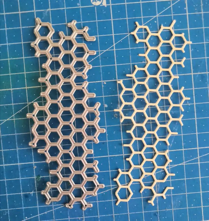 Металлический трафарет с рамкой в виде сот для скрапбукинга фотоальбома