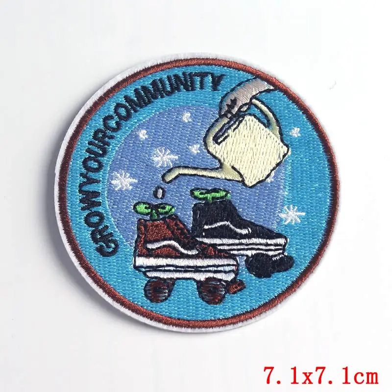 Панк Череп железные нашивки на одежде наклейки ткани рок рюкзак джинсы нашивка в