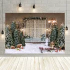 Avezano Рождественский фон для фотографий искусственный подарок детский портрет украшение Баннер постер фон для фотографий