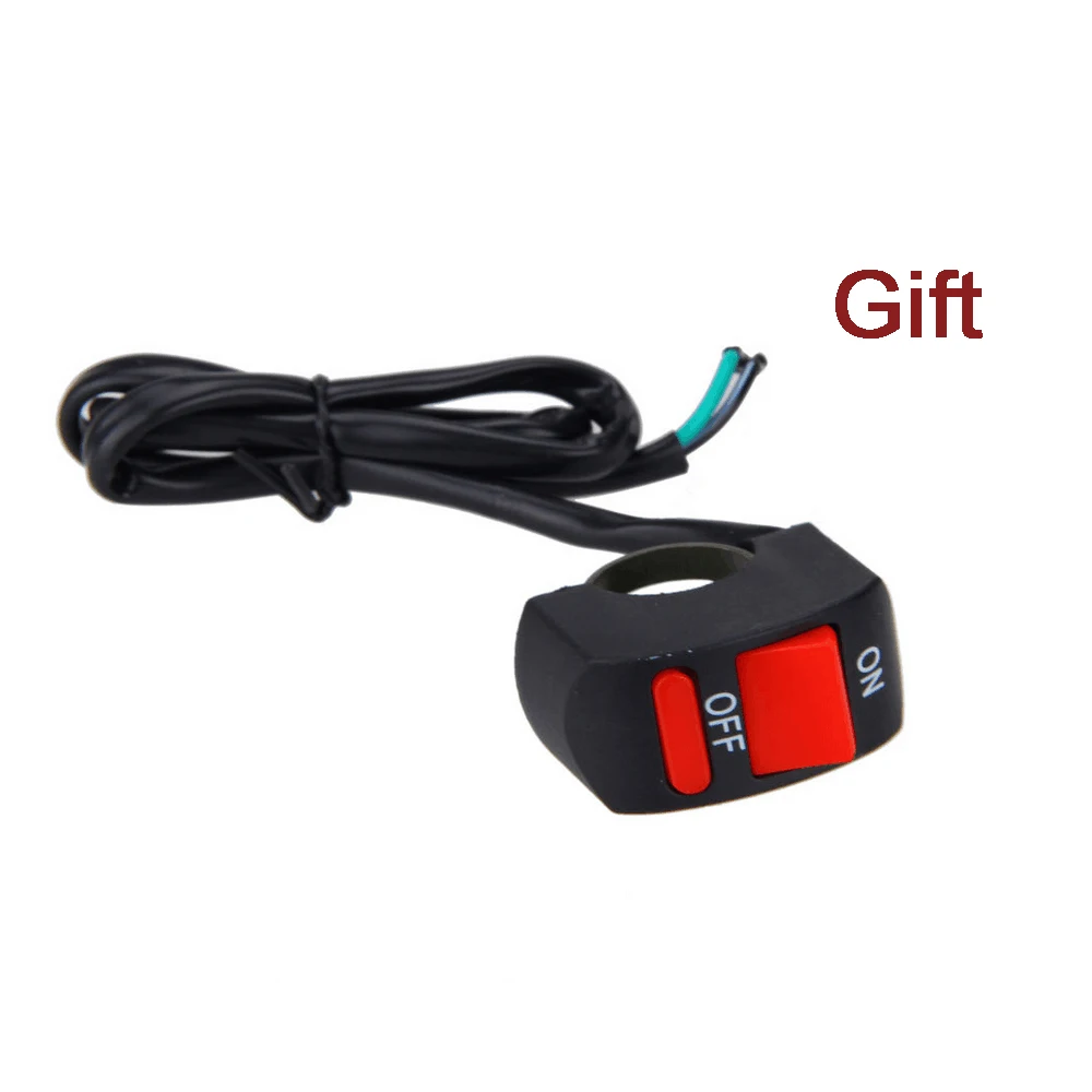 2 шт. 30 Вт U3 мотоцикл пятно противотуманных фар с белым красным углом Глаз