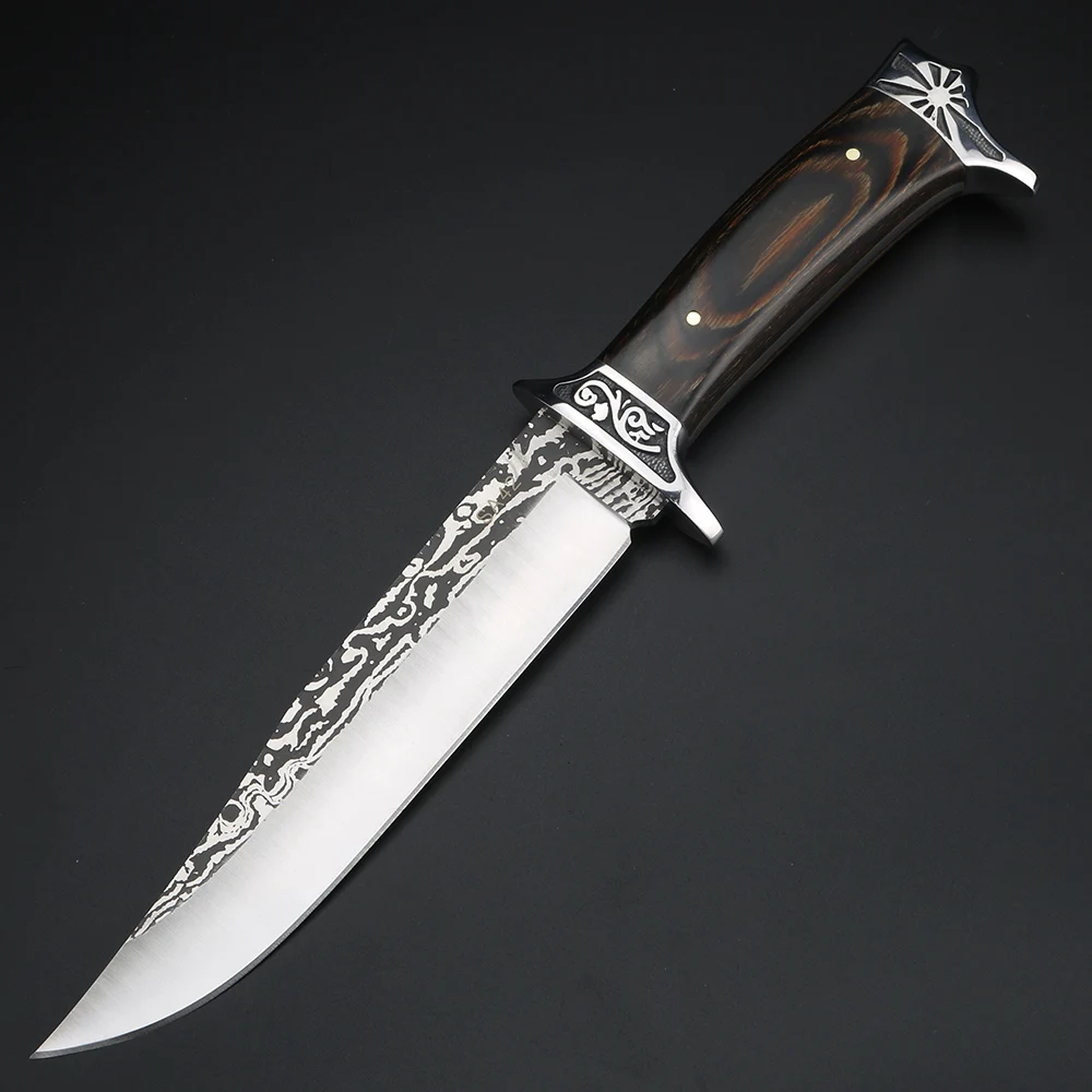 Высококачественный Тактический нож Hysenss 9CR18Mov, уличный охотничий нож, портативный прямой нож для кемпинга