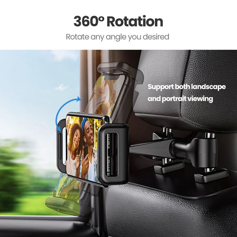 

UGREEN Phone Holder Car Headrest Holder for Phone Tablet Backseat Mount for iPad Smartphone Auto Headrest Holder