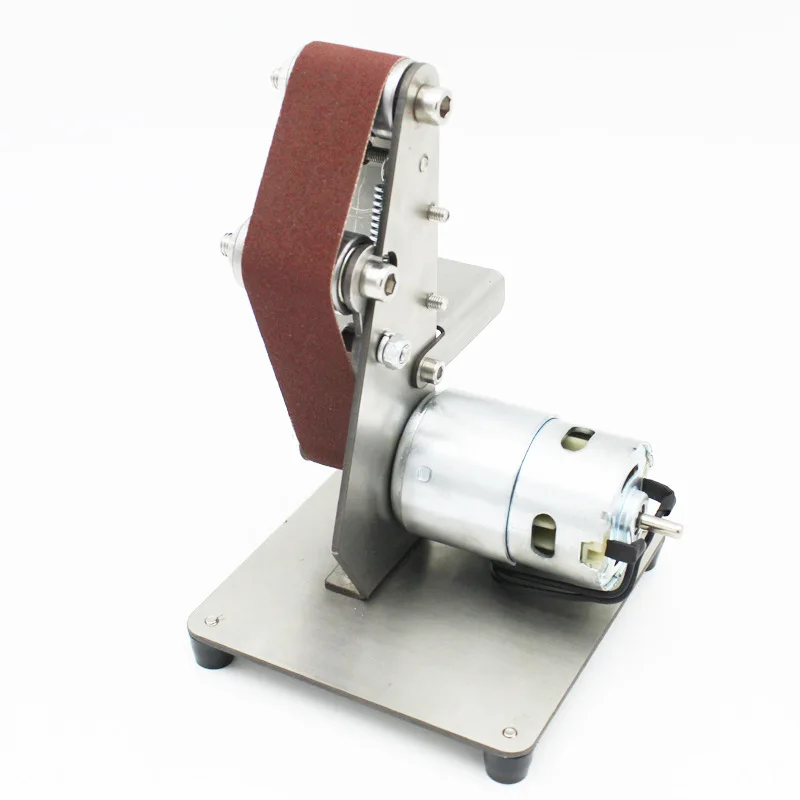 Belt machine angle grinder grinder mini electric belt machine sander DIY polishing grinder blade sharpener sand paper  sanding