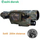 5-кратный оптический зум, монокулярное устройство ночного видения, наружная охотничья камера, телескоп ночного видения, инфракрасный Монокуляр