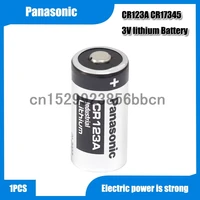 Panasonic CR123A CR123 CR 123 123A 3V Lithium Battery disposable lithium-ion battery for the red LED of flashlight