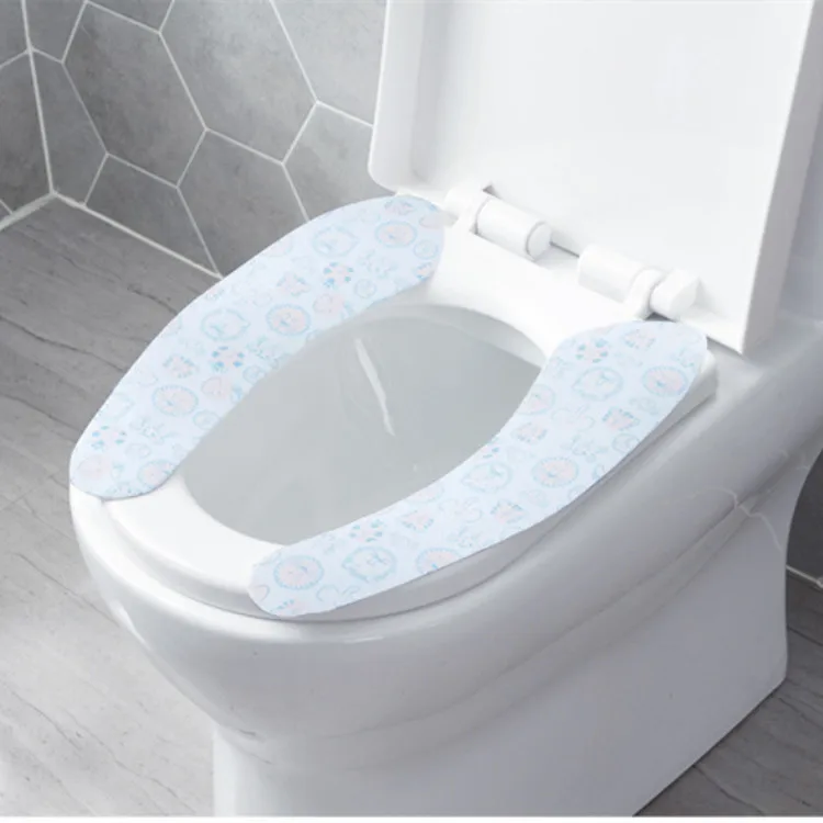1 пара чехол для сиденья унитаза мягкая WC вставка для унитаза подушка для сиденья моющаяся ванная комната грелка Крышка для сиденья коврик для унитаза липкий коврик для сиденья