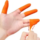 Антискользящие латексные перчатки, многофункциональные напальчники для защиты пальцев, протектор пальцев для счетчика, чистящие электронные рабочие перчатки для сада, 100 шт.