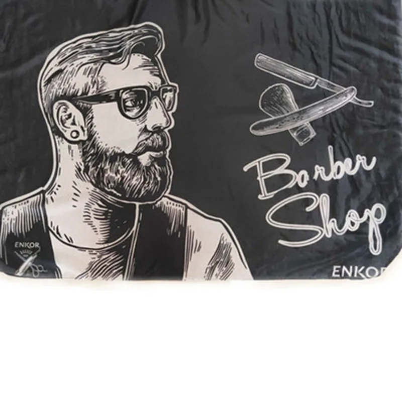 Парикмахерская Ткань для парикмахерской накидка с рисунком черепа фартук из