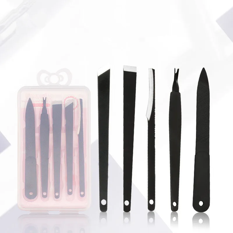 5 шт./компл. носок педикюр Ножи инструменты вросших маникюрные мертвой кожи