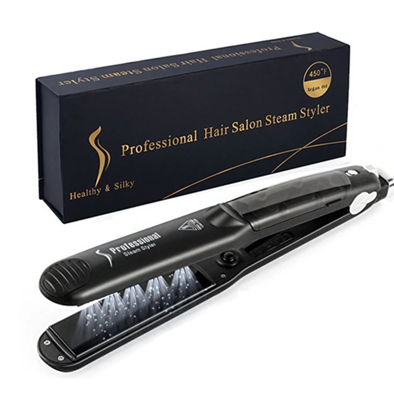 Прямая поставка Профессиональный паровой выпрямитель для волос керамический