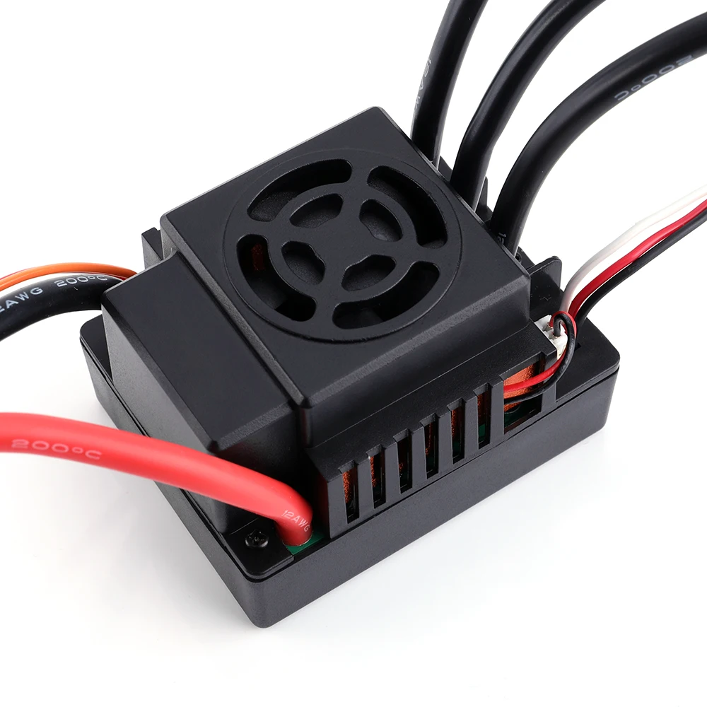 HOBBYFANS 60/80/120A бесколлекторный 2-3/4s ESC с BEC и картой программирования для 1:8 /1:10 RC Car