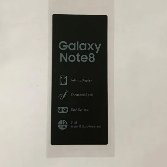 Заводская Защитная пленка для экрана 100 шт. задний корпус Samsung Galaxy S8 S9 S10 Lite S10E S20 Plus