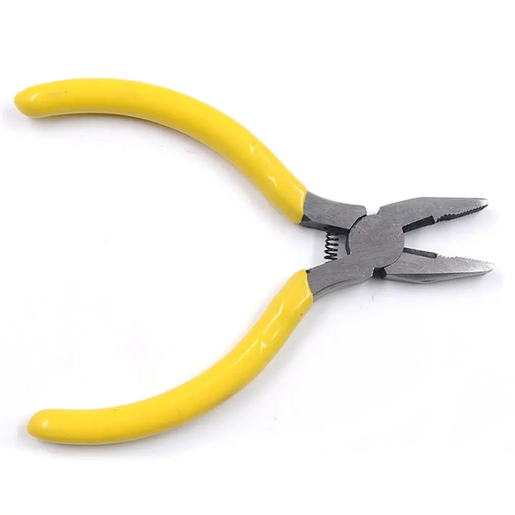 Мини клещи 5 дюймов Тонкий носик плоскогубцы скошенный ювелирные изделия ручной