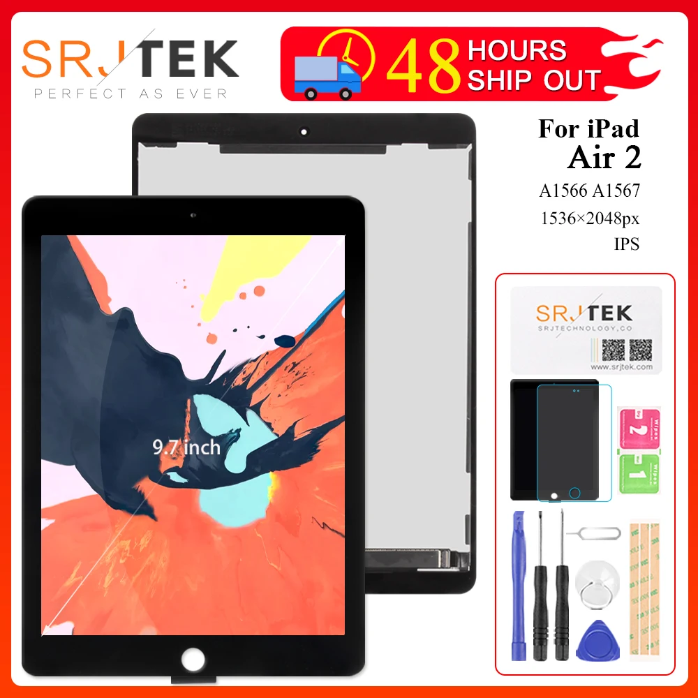 Сменный дисплей для iPad Air 2|ЖК-экраны и панели планшетов| |