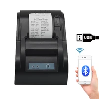 portable receipt printer bluetooth desktop thermal receipt 58mm cash register usb pos printer for restaurant and supermarket