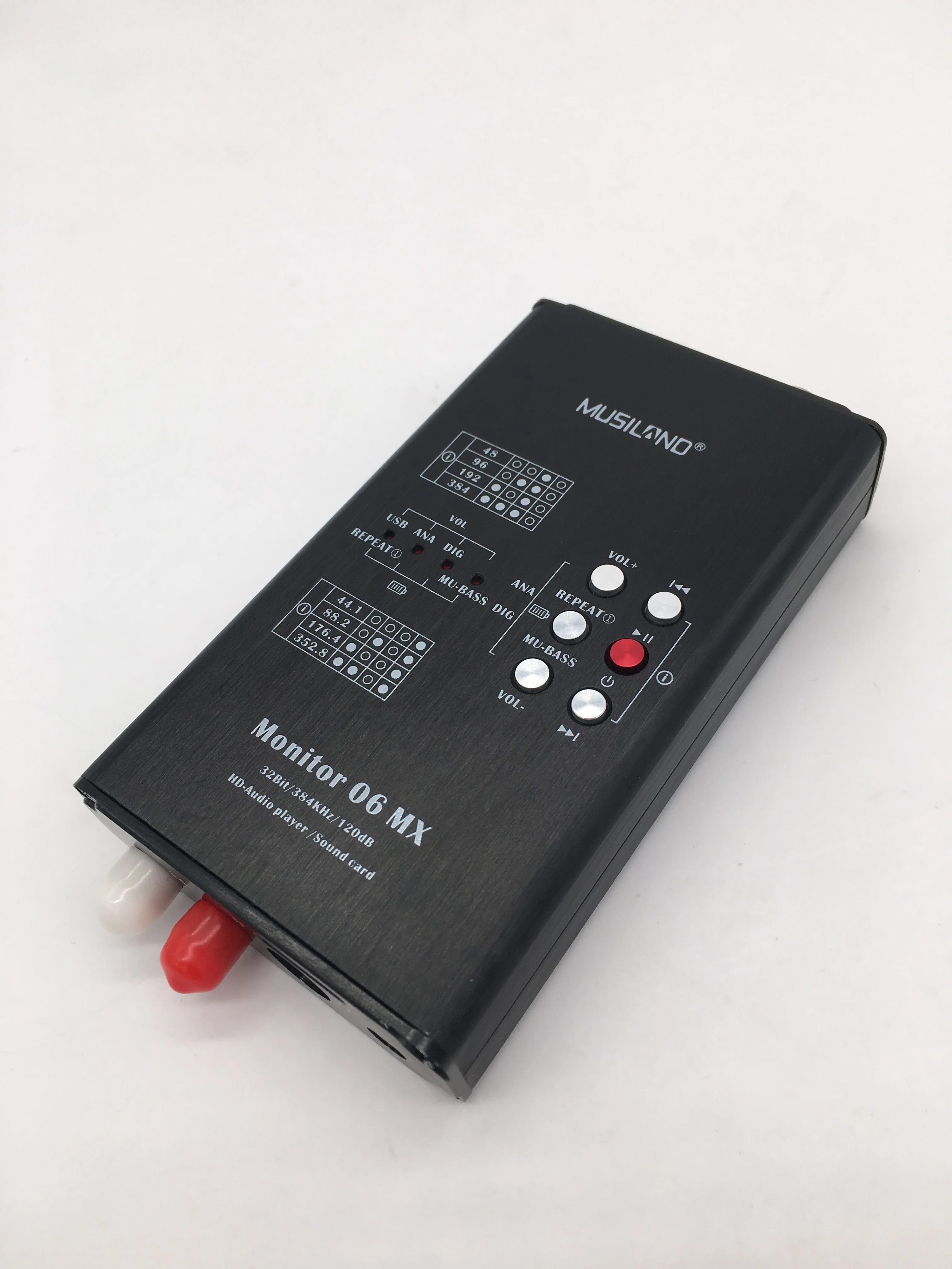 Популярный MUSILAND Monster 06 MX 06MX 32 бит/384 кГц USB звуковая карта и HD плеер APE FLAC WAVE