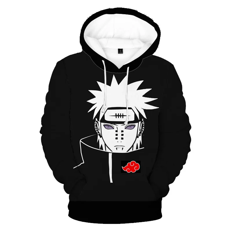 

Men Women Anime Kakashi Sweatshirts Akatsuki Hoodies Kawaii Long Sleeve Cartoon Kids Tops Street Narutoer Hoodie Boy 3D Coats