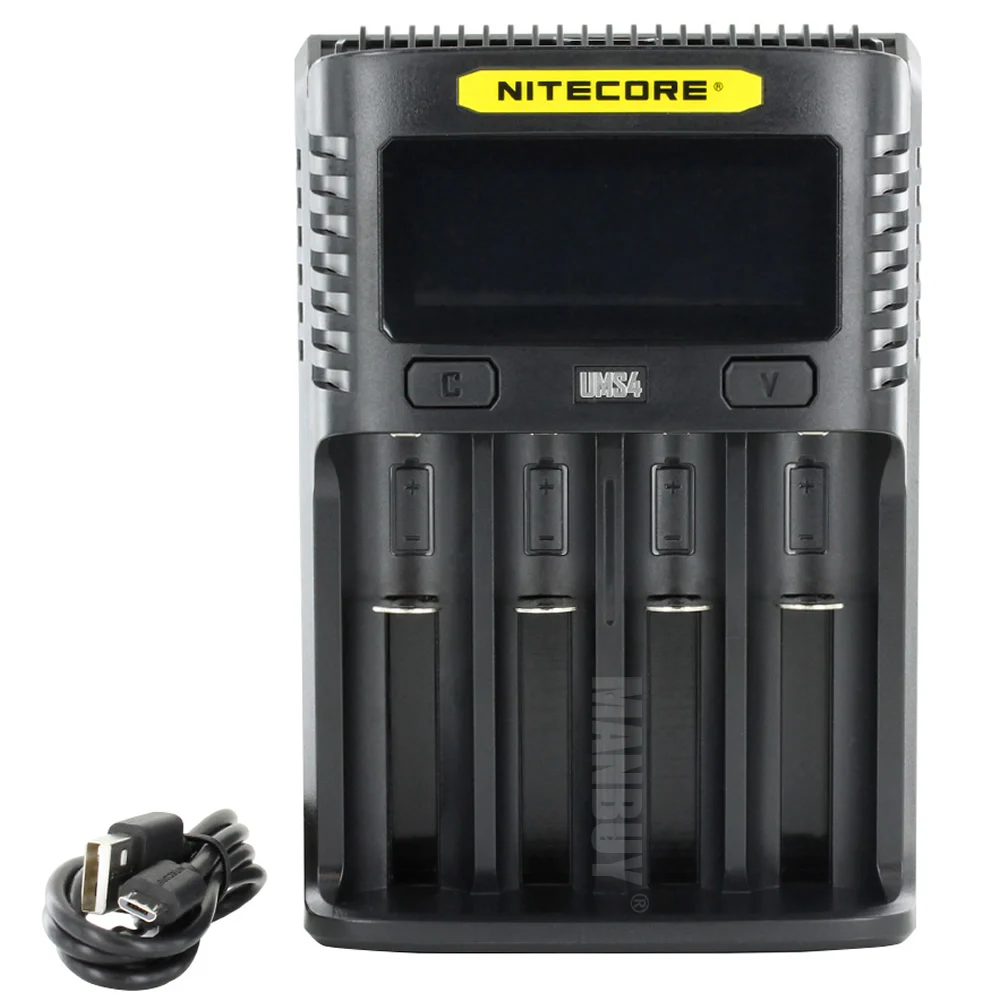 2021 NITECORE UMS4 интеллектуальное USB четырехслотовое превосходное зарядное устройство