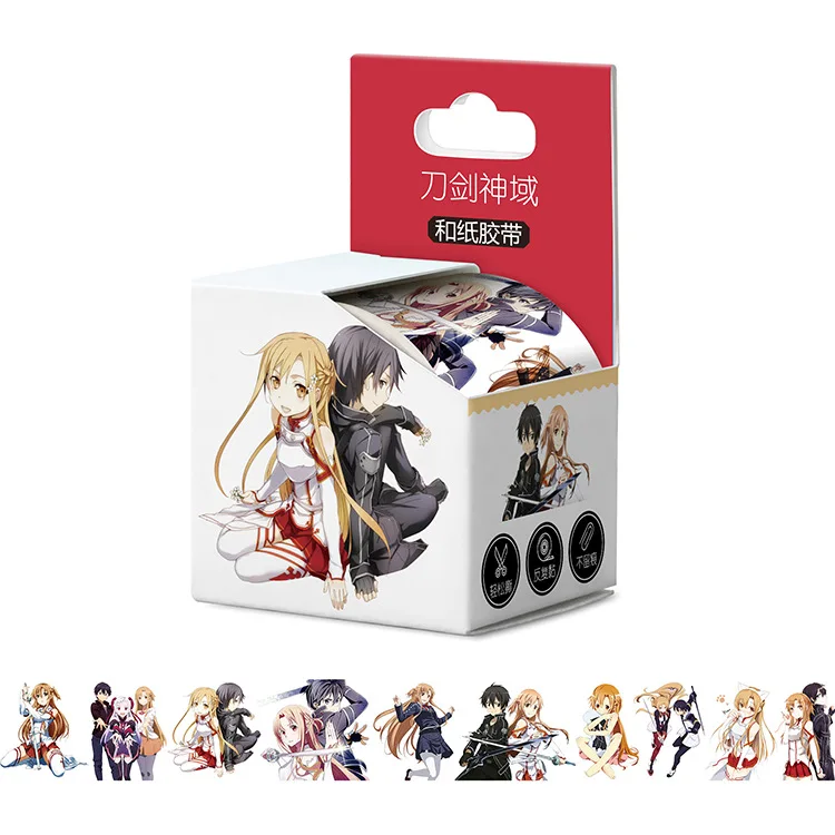 [MYKPOP] Меч Искусство мультфильм фигура Милая наклейка для дневника декоративная