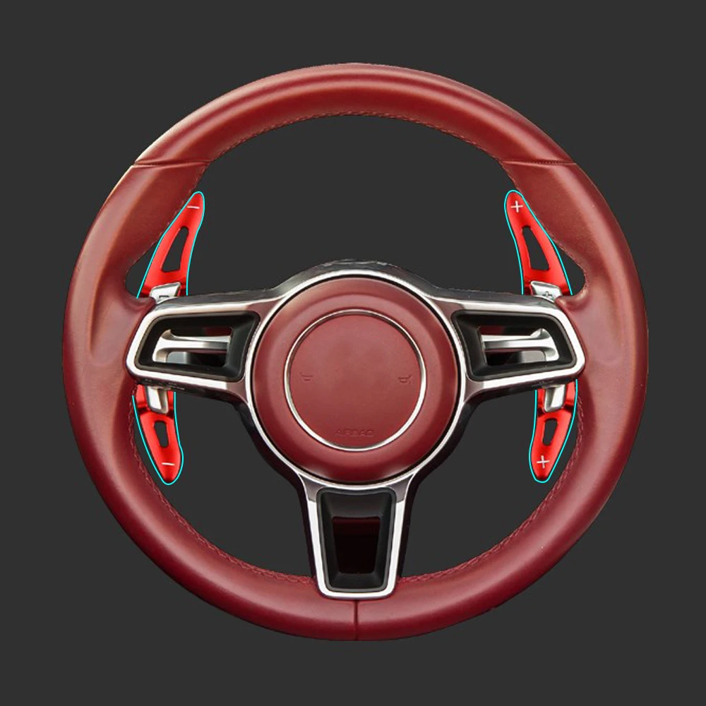 

Car shift paddle for Porsche Cayenne for Panamera Macan steering wheel paddles for car interior modification decorate