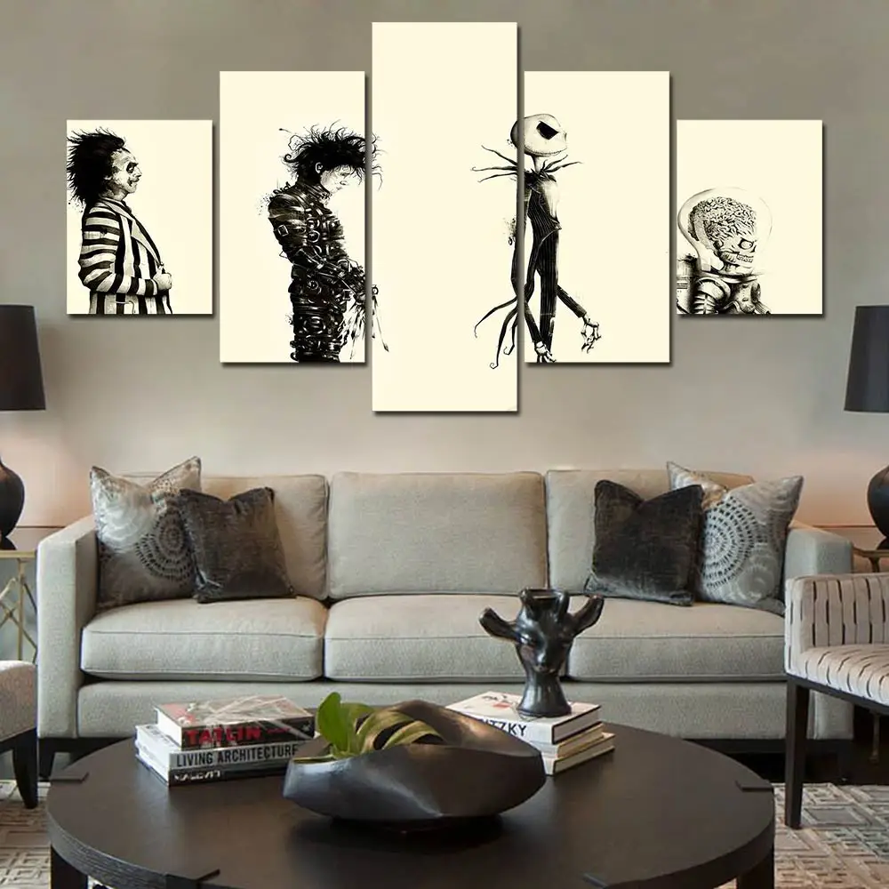 Картина на стену с изображением знаменитостей из фильма ужас Эдвард 5