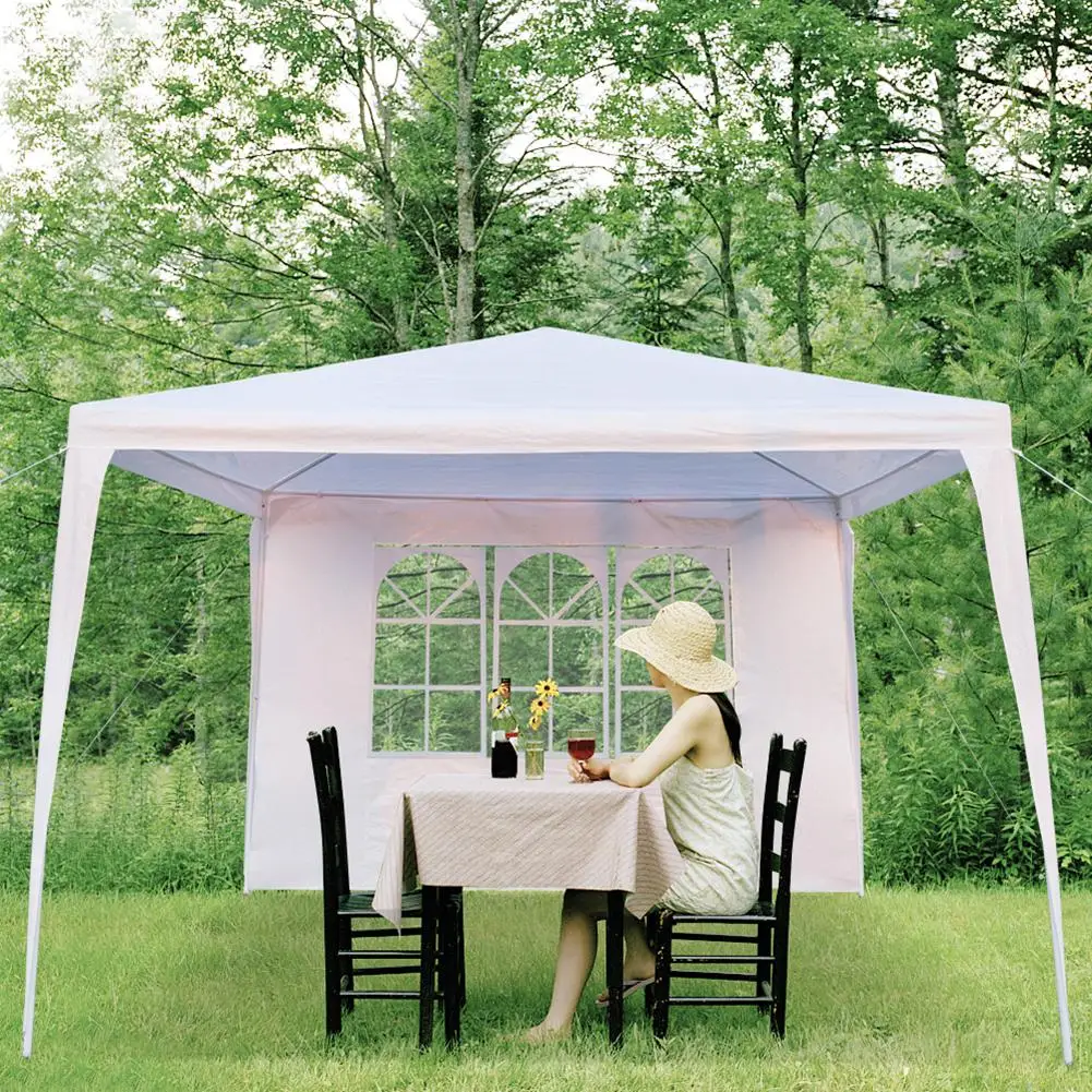 

Wedding Party Outdoor Camping Tent Waterproof White Large Parking Shed Clean Lawn Tent Outdoor 3x3m Sun Shade Tent For Beach