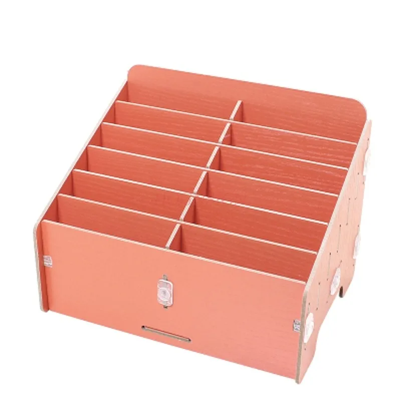 Classroom shelf management storage box simple meeting large capacity for hotel new conference room lattice multi-layer storage