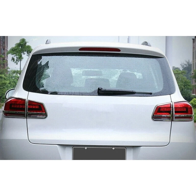 Rear Taillight Lamp Frame Cover Decoration Sticker For Volkswagen VW Tiguan 2010-2012 2013 2014 2015 Car Styling Accessories | Автомобили