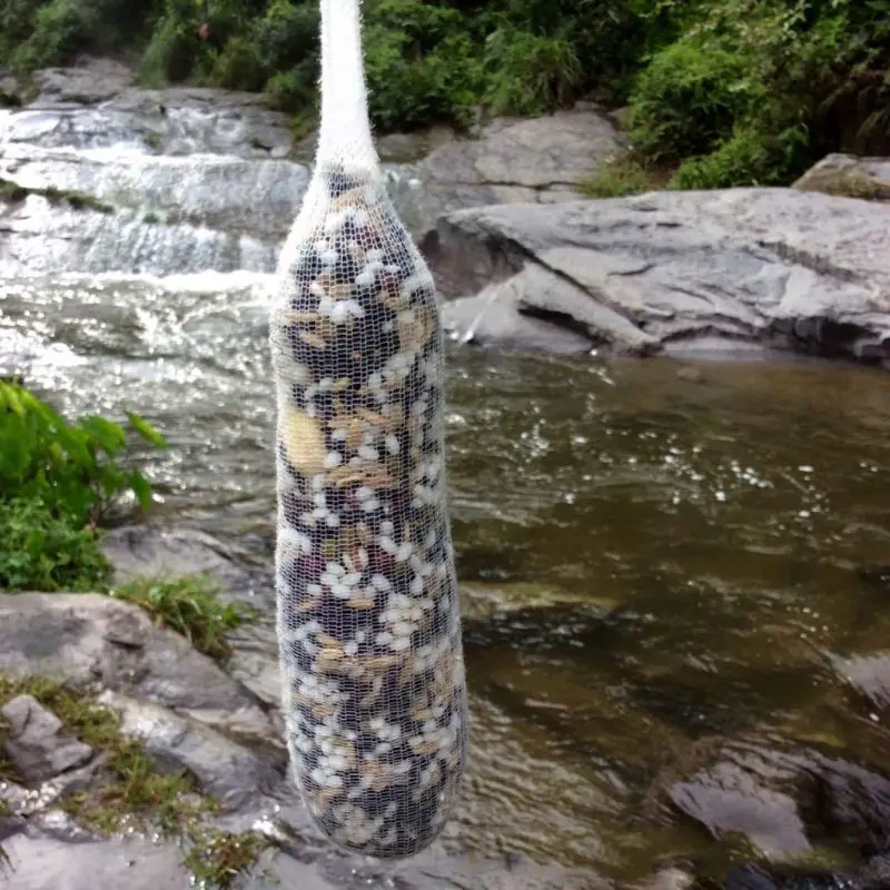 5 м ПВА растворимая рыболовная сеть для заправки запасов ловушка приманки