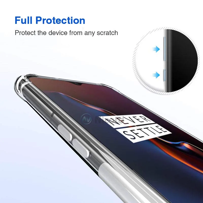 For Oneplus 5T Case One plus 6T 1+8t 8 Transparent Soft Case Oneplus 7T Pro 7 3 3T 5 5T 6 Silicone Back Cover 1+ Nord 100 10 5G