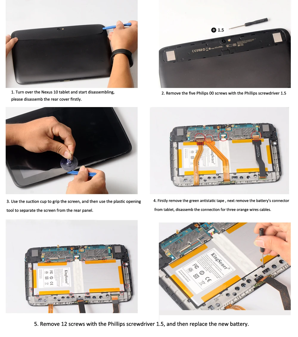 Новый Сменный аккумулятор KingSener SP3496A8H для Samsung Google Nexus 10 GT P8110 HA32ARB Tablet Battery 9000 мАч +