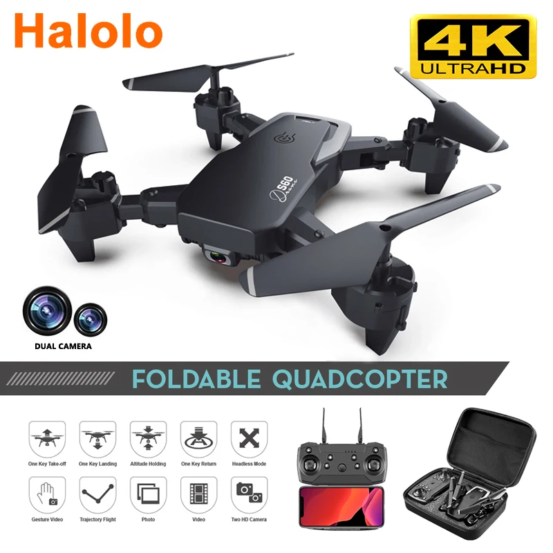 

Drone 4k HD Wide Angle Camera 1080P WiFi Fpv Drone Dual Camera Quadcopter Height Keep Drone Camera S60 RC Helicopter