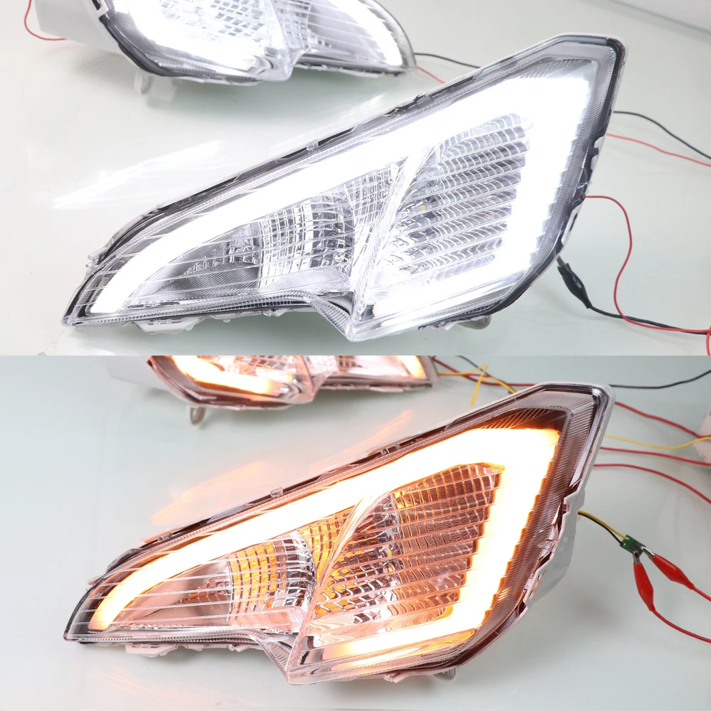CSCSNL 2 светодиодный т. светодиодные дневные ходовые огни для Ford EcoSport 2018 2019 2020