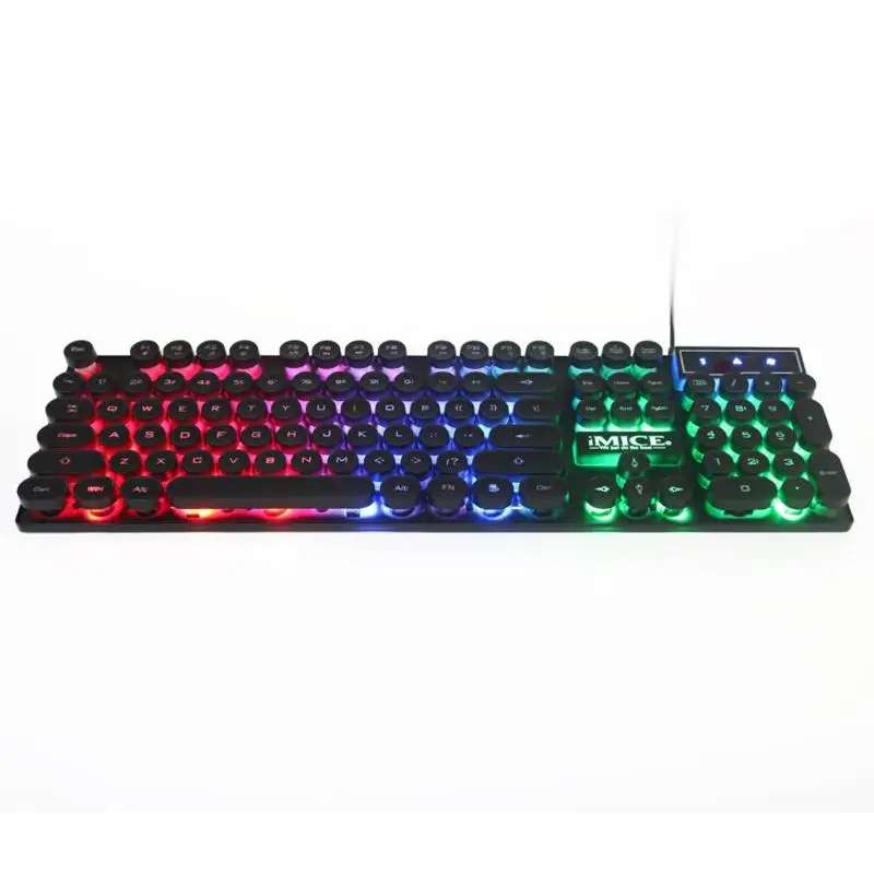 IMICE AK-800 USB Проводная Механическая ощущение 104 ключ RGB игровая клавиатура с подсветкой