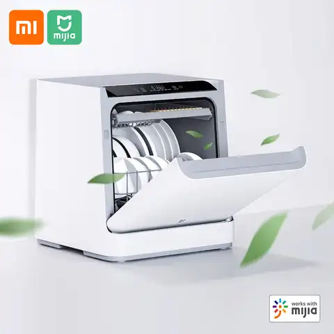 Mi Smart посудомоечная машина 4 столовые наборы Настольный кухонный очиститель посудомоечная машина посуда моющаяся работа с приложением Mi Home