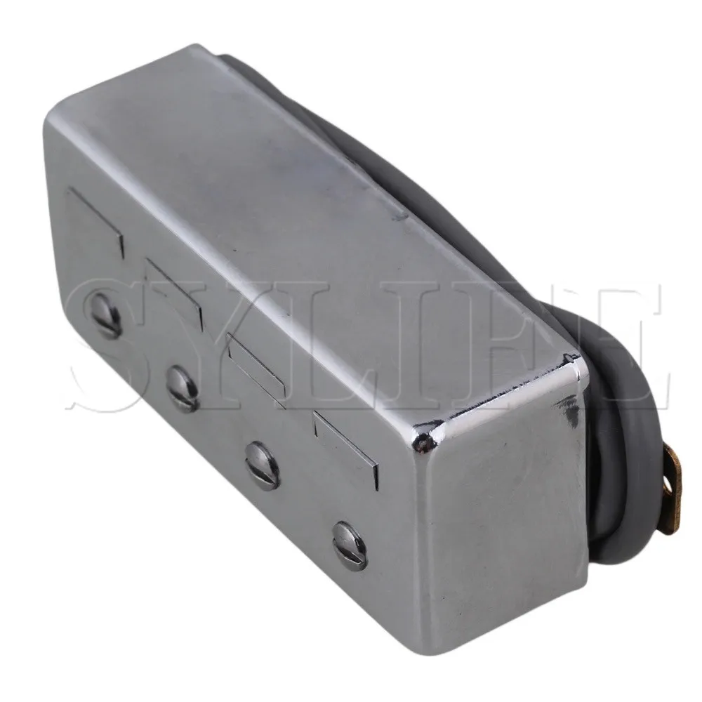 Музыкальная 4-струнная Гитара Бас Серебряная медная Магнитная Замена