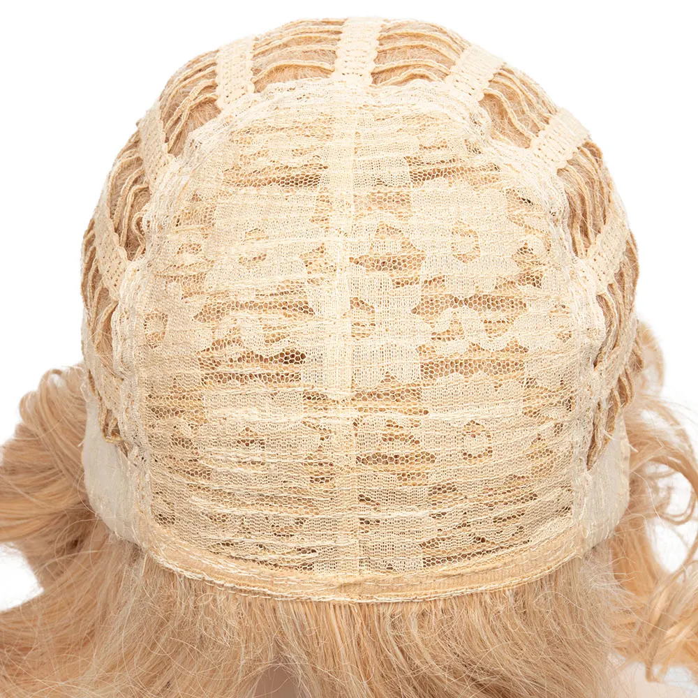 

Synthetic Blonde Women's Wigs Short Wavy Synthetic Hair Wigs Ombre 22 Inch Bob Wigs For White Women Heat Resistant BY016
