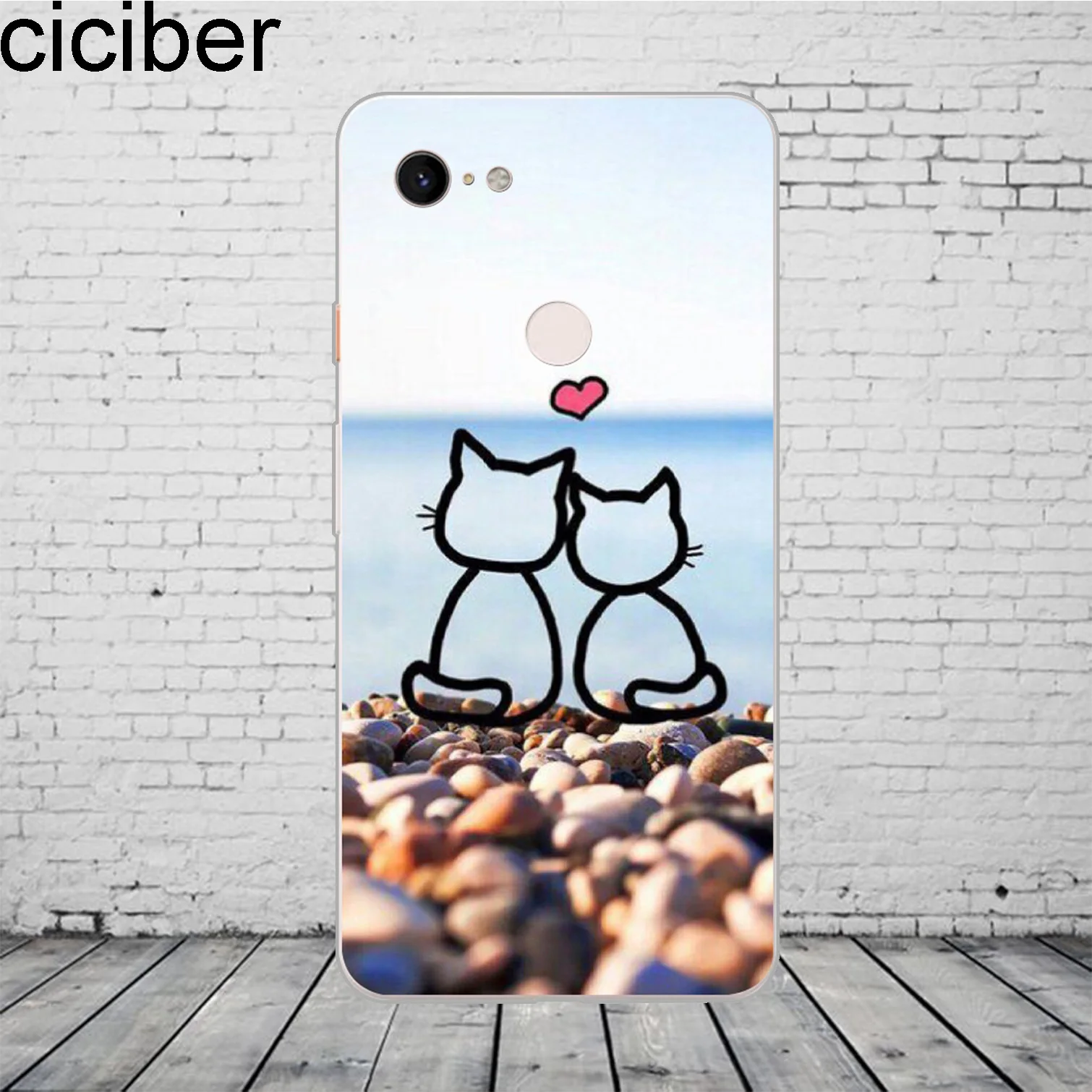 Ciciber чехол для телефона с аниме животными милым забавным котенком Google Pixel 3 2 XL
