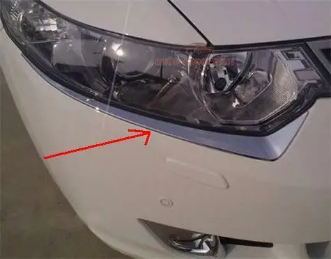 

Chrome Head light Eyelid Trim For Acura TSX 2009-2012