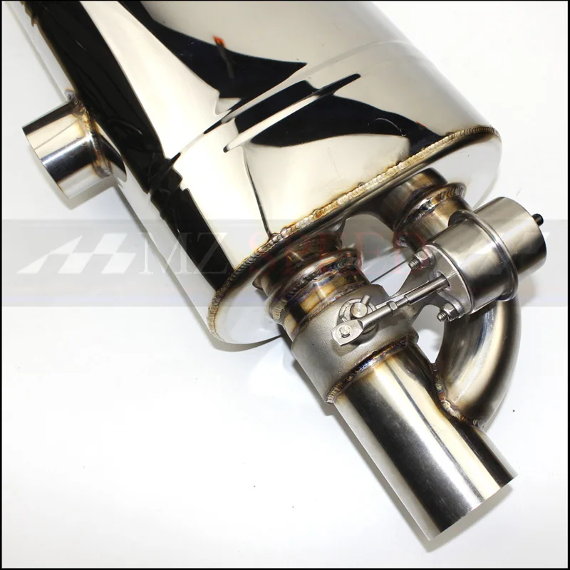 Выхлопная труба Т-типа с двойным выходом удаленный клапан выхлопной трубы